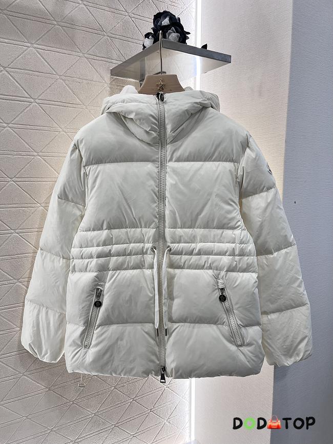 Moncler Hooded Drawstring Waist Down Jacket - 1