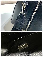 Prada Travel Bag Long Shoulder Strap Saffiano Leather Black Size 51 x 27.5 x 25 cm - 6