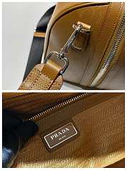 Prada Travel Bag Long Shoulder Strap Saffiano Leather Brown Size 51 x 27.5 x 25 cm - 4