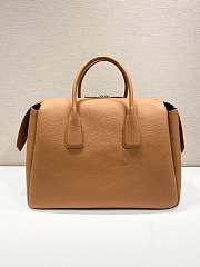 Prada Bag Travel Duffle Luggage Brown Size 51 x 33 x 19 cm - 5