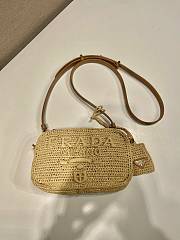 Prada Raffia Shoulder Bag Size 19 x 12 x 6 cm - 4