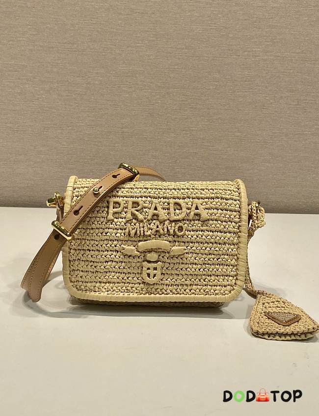 Prada Natural Crochet Prada Brique Bag Size 16.5 x 12 x 5 cm - 1