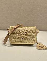 Prada Natural Crochet Prada Brique Bag Size 16.5 x 12 x 5 cm - 1