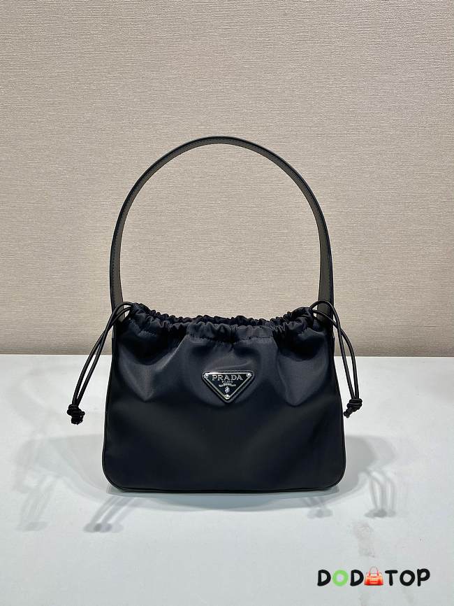 Prada Drawstring Underarm Bag Black Size 23 x 18 x ​8 cm - 1