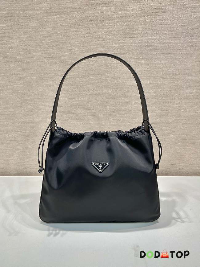 Prada Drawstring Underarm Bag Black Size 37 x 31 x 8 cm - 1