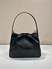 Prada Drawstring Underarm Bag Black Size 37 x 31 x 8 cm - 5