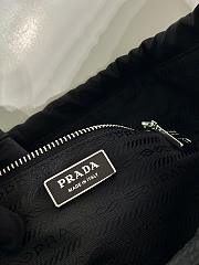 Prada Drawstring Underarm Bag Black Size 37 x 31 x 8 cm - 3