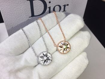 Dior Full Diamond Compass Necklace 