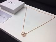 Dior Full Diamond Compass Necklace  - 4