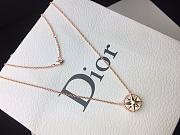 Dior Full Diamond Compass Necklace  - 2