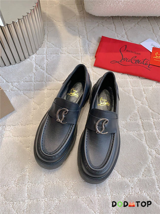 Christian Louboutin Platform Loafers Black - 1