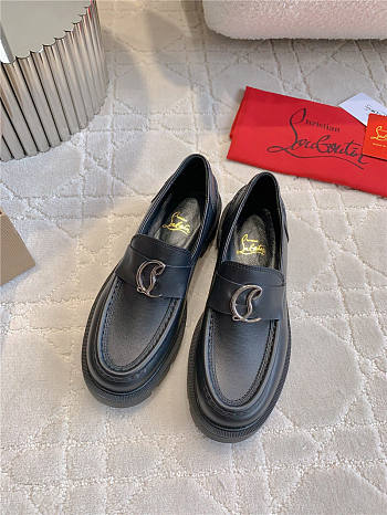 Christian Louboutin Platform Loafers Black