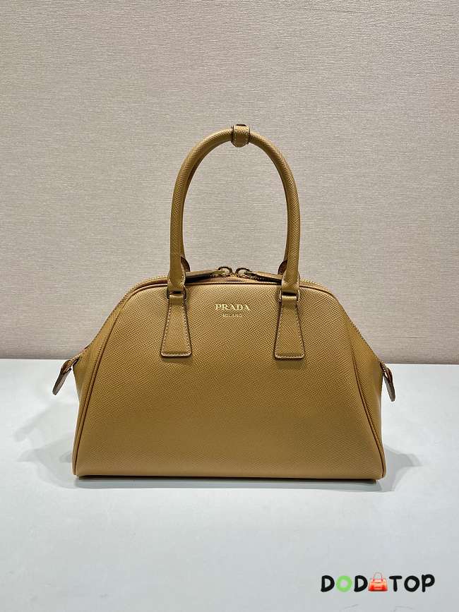 Prada Medium Saffiano Leather Bag Brown Size 21.5 x 32 x 10.5 cm - 1