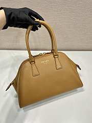 Prada Medium Saffiano Leather Bag Brown Size 21.5 x 32 x 10.5 cm - 3