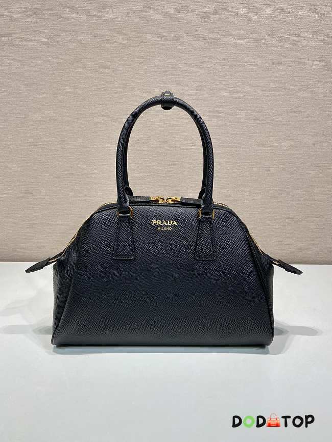 Prada Medium Saffiano Leather Bag Black Size 21.5 x 32 x 10.5 cm - 1