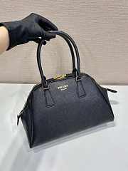 Prada Medium Saffiano Leather Bag Black Size 21.5 x 32 x 10.5 cm - 3