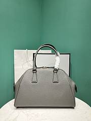 Prada Medium Saffiano Leather Bag Grey Size 21.5 x 32 x 10.5 cm - 6