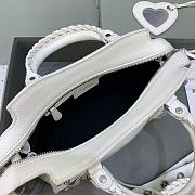 Balenciaga Neo Cagole Motorcycle Bag White Size 26 x 13 x 18 cm - 2