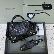 Balenciaga Neo Cagole Motorcycle Bag Black Size 26 x 13 x 18 cm - 1