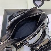 Balenciaga Neo Cagole Motorcycle Bag Black Size 26 x 13 x 18 cm - 5