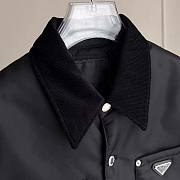 Prada Men Re-Nylon Blouson Jacket-Black - 4