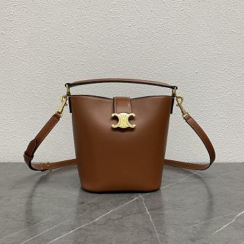 Celine Small Bucket Bag Brown Size 19 x 16 x 12 cm