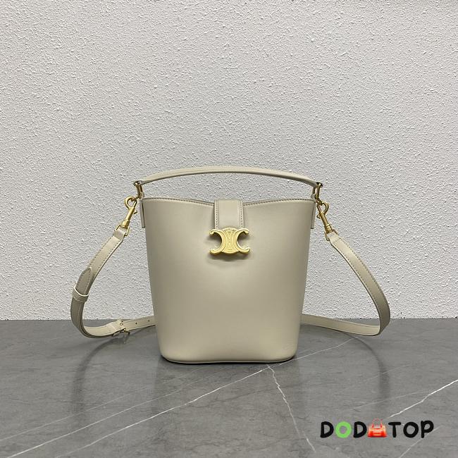 Celine Small Bucket Bag White Size 19 x 16 x 12 cm - 1