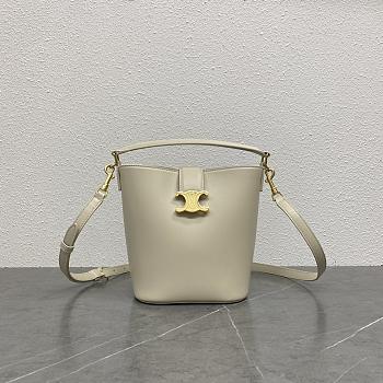 Celine Small Bucket Bag White Size 19 x 16 x 12 cm