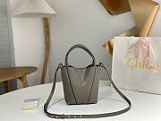 Chloe New Small Spin Bag Grey Size 18 x 19 x 8 cm - 1