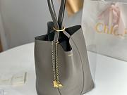 Chloe New Medium Spin Bag Grey/Brown/Black Size 27 x 30 x 14 cm - 5