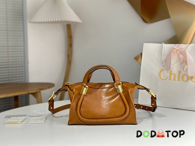 Chloe Paraty 24 Brown Bag Size 27 x 16 x 15 cm - 1