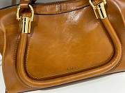 Chloe Paraty 24 Brown Bag Size 27 x 16 x 15 cm - 3