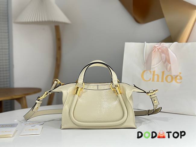 Chloe Paraty 24 White Bag Size 27 x 16 x 15 cm - 1