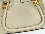 Chloe Paraty 24 White Bag Size 27 x 16 x 15 cm - 5