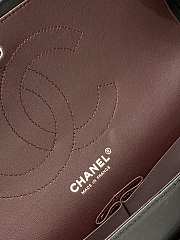 Chanel CF Lambskin Bodin Joyeux Black Silver Hardware Size 30 cm - 2