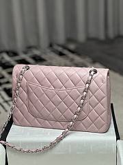 Chanel CF Lambskin Bodin Joyeux Light Pink Silver Hardware Size 25 cm - 3