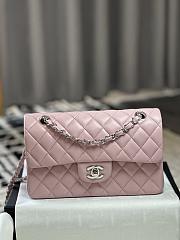 Chanel CF Lambskin Bodin Joyeux Light Pink Silver Hardware Size 23 cm - 1