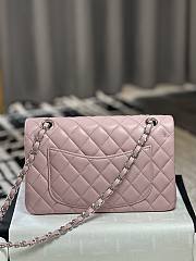 Chanel CF Lambskin Bodin Joyeux Light Pink Silver Hardware Size 23 cm - 5