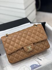 Chanel CF Lambskin Bodin Joyeux Caramel Color Gold Hardware Size 25 cm - 1