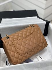 Chanel CF Lambskin Bodin Joyeux Caramel Color Gold Hardware Size 25 cm - 6