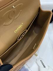 Chanel CF Lambskin Bodin Joyeux Caramel Color Gold Hardware Size 25 cm - 5