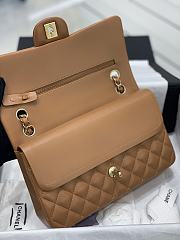 Chanel CF Lambskin Bodin Joyeux Caramel Color Gold Hardware Size 25 cm - 2