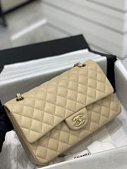 Chanel CF Lambskin Bodin Joyeux Apricot Light Gold Buckle Size 25 cm - 3