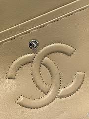 Chanel CF Lambskin Bodin Joyeux Apricot Light Silver Buckle Size 25 cm - 4