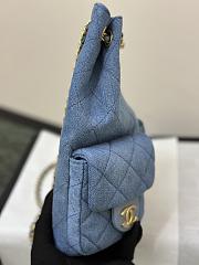 Chanel Denim Backpack Size 18 x 24.5 x 8 cm - 2