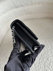 Chanel WOC Double C With Diamonds And Sheepskin Black Size 19 x 4 x 12 cm - 2