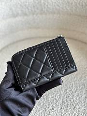 Chanel L-Shaped Coin Purse Black Size 8.5 x 13 x 2 cm - 2