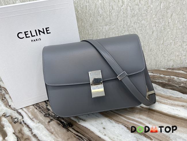 Celine Classic Box Bag Grey Size 24 x 18 x 7 cm - 1