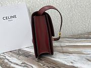 Celine Classic Box Bag Red Size 24 x 18 x 7 cm - 5