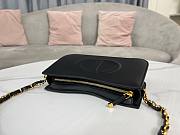 Dior CD Signature Hobo Mini Chain Bag Black Size 23.5 x 14.5 x 6 cm - 4